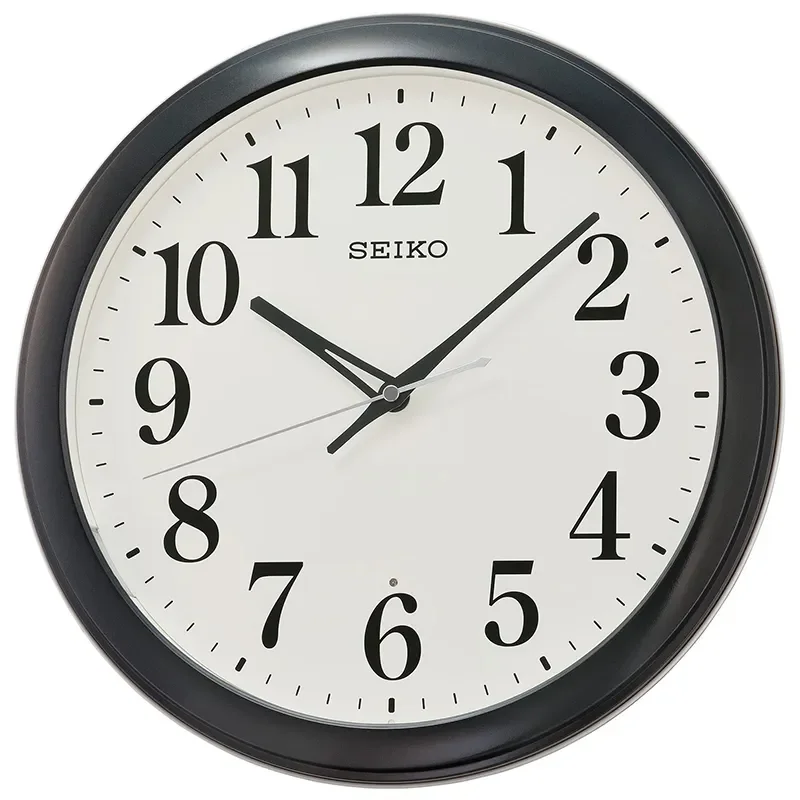 SEIKO WALL CLOCK 33X4CM AUTO LIGHT (HI/LO)'
