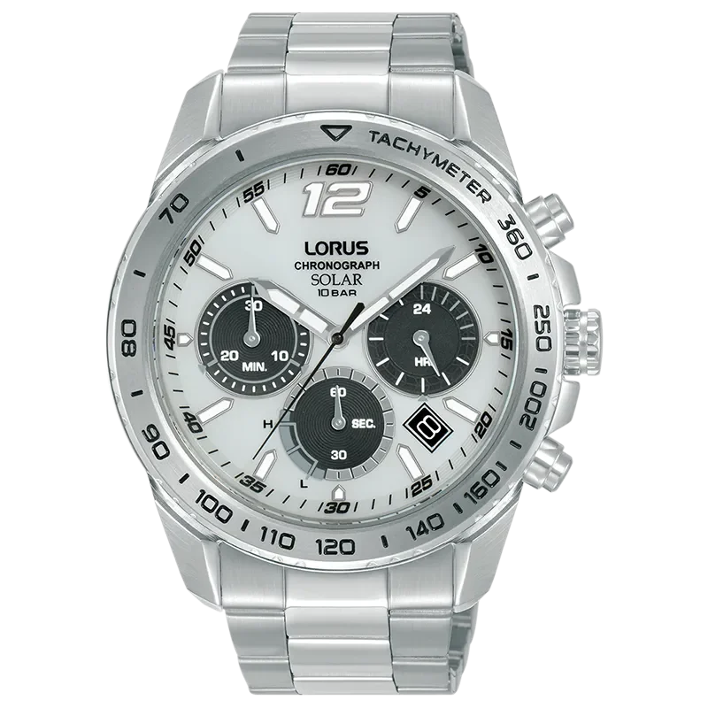 LORUS MENS SPORT SOLAR CHRONO RZ513AX9