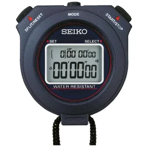 SEIKO STOPWATCH TOTAL TIME,LAPS,SPLITS S23589P1