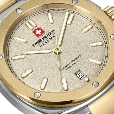 Swiss Military Hanowa SMWGH0006560 Herreklokke - Gr�, Safirglass, Vannresistent