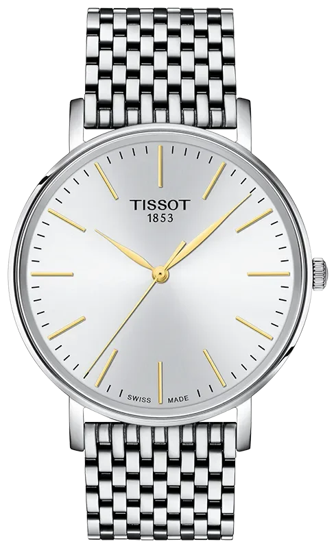 EVERYTIME/GR/Q/ACIER/BLANC IND. JAUNE